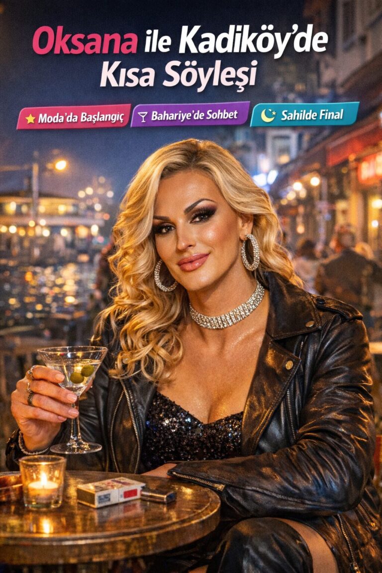 Asya Yakası Travestisi Oksana Kadıköy Gecelerinde