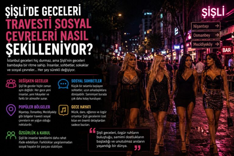 Şişli’de Geceleri Travesti Sosyal