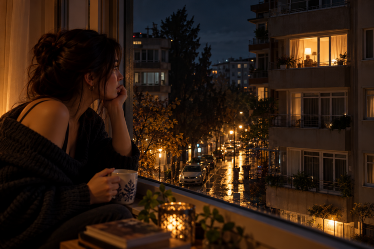 Suadiye’de Gece 02.17’de Yanan Tek